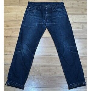 3sixteen ST-120X Shadow 14.5oz Raw Selvedge Denim Jeans Men’s 31x29 Blue (Read)